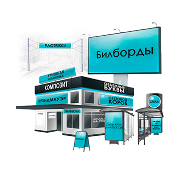 Изготовление наружной рекламы